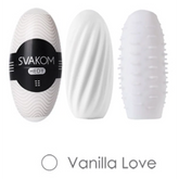 Huevo Masturbador Hedy White Caja con 6 Svakom - Cake Sex Shop